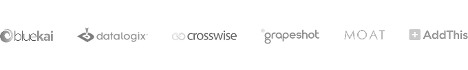 The six acquired ad-tech brands: BlueKai, Datalogix, Crosswise, Grapeshot, Moat, AddThis